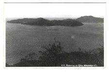 Navarro 112 Early Acapulco Gro Mexico Panoramic Bay Vista RPPC  Postcard Hills picture