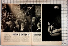 LIFE Magazine May 12, 1958 My Fair Lady London Premiere Vintage picture