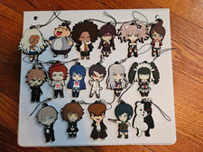 ENTIRE CAST Danganronpa Trigger Happy Havoc Mascot Charm Rubber Strap collection picture