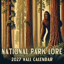 2027 National Park Lore - Cryptids in National Parks Wall Calendar picture