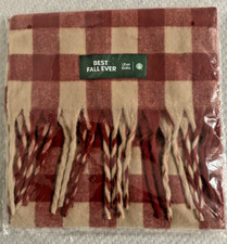 NEW Starbucks X Uber Eats Best Fall Ever Scarf Plaid Flannel Red Autumn fleece picture