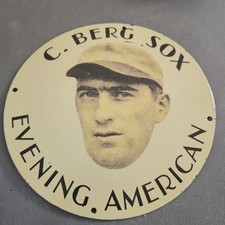 VINTAGE MOE BERG CHICAGO WHITE SOX 12