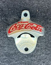 Vintage COCA COLA Starr X Wall Mount Cast Iron Bottle Opener W. Germany 1 Mark picture