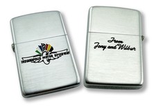 RARE - Vintage ZIPPO 5-BARREL LIGHTER 1950 INDIANAPOLIS 500 SPEEDWAY TONY/WILBER picture