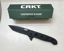 ❤️🔥 CRKT M16-14ZLEK Blk Tanto Combo SS LinerLock Pocketknife Tactical UrbanEDC picture
