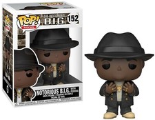 BOX DAMAGED Funko Pop Rocks: Biggie - Notorious B.I.G, With Fedora #152 #45430 picture