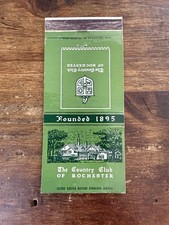 H378 The Country Club Of Rochester New York Vintage Matchbook Cover picture