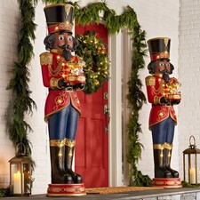Member's Mark 6' Pre-Lit African American Grand Nutcracker with Carousel picture