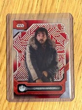 2024 Topps High Tek Star Wars #21 Cassian Andor Red Refractor 2/5 picture