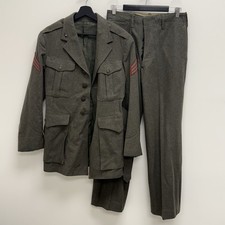 WWII Named USMC Marine Corps Uniform Set Jacket & Pants picture