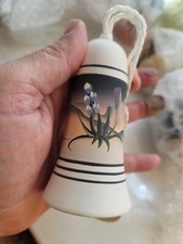 Vintage Hand Painted NEW WEST POTTERY BELL 5