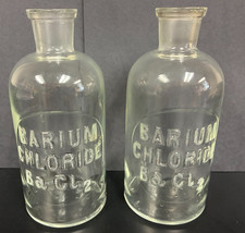 x2 Barium Chloride BACL2 - Vintage TCW Wheaton 5.5
