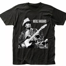 Vintage Merle Haggard Gift For Fans Unisex S-5XL Shirt 13D950 picture