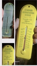 Vintage STANDARD REFRIGERATION SERVICE Fresno california JOHN TODD Thermometer picture