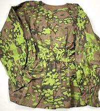 WWII GERMAN WAFFEN OAK CAMO REVERSIBLE FIELD SMOCK- SIZE 3 (46-50R) picture