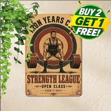 Vintage Antique Style Wall Sign Retro Graphic Art Home Decor Metal Tin Plaque picture