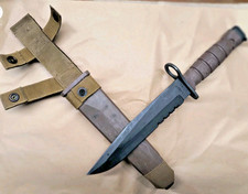 Genuine USMC OKC3S OKC-3S Knife Bayont + Sheath Ontario Knife Real USMC Issue picture