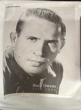 Vintage Buck Owens Memorial The Bakersfield Californian April 2, 2006 picture