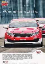 2012 Kia optima Race Pirelli - Original Advertisement Print Art Car Ad J894 picture