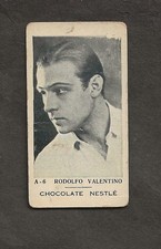 1920's RUDOLPH VALENTINO ORIG FOREIGN TRADING CARD picture