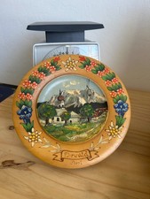 Vintage Hand-Painted Wooden Alpine Musical Wall Plate – Ehrwald, Tirol (Austria) picture