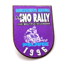 Polaris Vintage Lapel Pin MS Sno Rally 1996 Snowmobile Charity picture