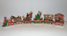 I LOVE YORKIES Christmas Express Train by Danbury Mint COMPLETE 6 Piece Set NICE picture
