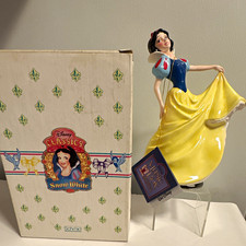 Schmid Disney Classics Snow White Music Box Figurine w/ Box picture