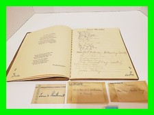 Vintage/Antique 1940s Altoona Crematory Altoona, PA Funeral Ledger Sign In Book  picture