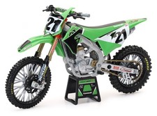 New-Ray Toys Kawasaki Race Team Bike Replica Jason Anderson, 1:12 Scale, Black picture