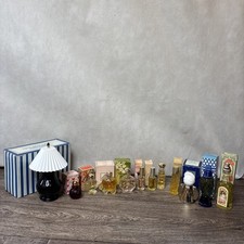 Vintage Avon Perfume Cologne Bottle Lot Ming Blue Lamp Moonwind Sweet Honesty picture