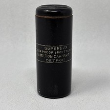SuperDux Hamilton Carhartt Match Holder Waterproof Bakelite Safe Vintage 1930's picture