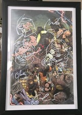 TMNT the last Ronin Original Sketch Signed Framed COA Esau Escorza 2024 picture