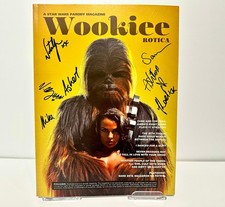 *VERY RARE SIGNED EDITION* WookieeRotica #1 Star Wars Parody Magazine - NM 9.0 picture