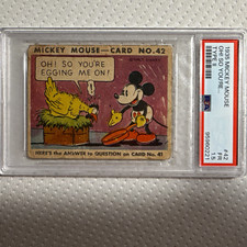 Disney 1935 Mickey Mouse Card #42 