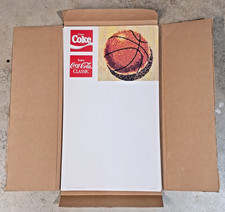 ORIGINAL 80's  FIFTY (50)  COCA~COLA  BASKETBALL  POSTERS  ~ MENUS -SCHEDULES picture