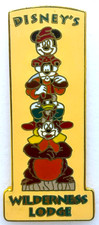 2006/2007 DISNEY WILDERNESS LODGE RESORT Trading Pin with CHARACTER TOTEM POLE picture