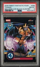 💎2026 Topps Finest Fantastic Four Thanos #86  /10 BLACK REFRACTOR💎 picture