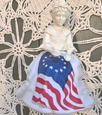 1 Avon Betsy Ross Flag 1976 Bicentennial Cologne Perfume Bottle America Vintage picture