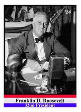 2024 Political Trading Cards Franklin Delano Roosevelt FDR picture