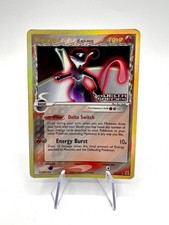 Pokemon EX Delta Species Mewtwo 12/113 holo reverse stamed English played picture