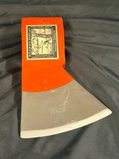 NOS Wetterlings El Hachador 6lb Export Axe Head Sweden Original Label Vintage picture