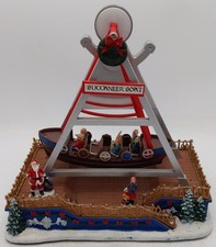 Northlight 13 Christmas Village Animated Musical Carnival Buccaneer Boat Ride picture