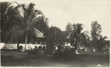 PC BORNEO MALAYSIA LABUAN HOUSES REAL PHOTO POSTCARD (b71802) picture