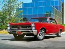 1965 Pontiac GTO 14”x10” print, Free s&h picture