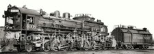 Southern Pacific Railroad Cab Forward Steam Locomotive 4008 2-8-8-2 Train photo picture