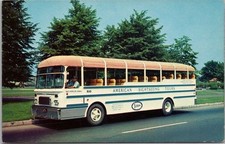 c1960s BOSTON Mass. Bus Advertising Postcard 