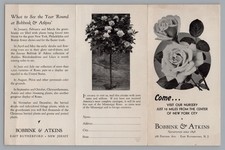 1925 Vintage Bobbink & Atkins Nursery Pamphlet Clifton New Jersey Roses NJ picture