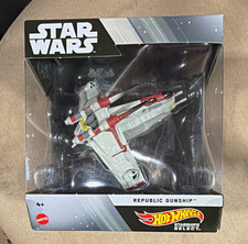 Hot Wheels Star Wars Starships Select Republic Gunship Starship Replica picture