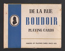 Vintage Thomas De La Rue Boudoir Playing Cards 2 Sealed Deck Set picture